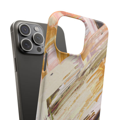 Snap Phone Case – Brush & Bronze