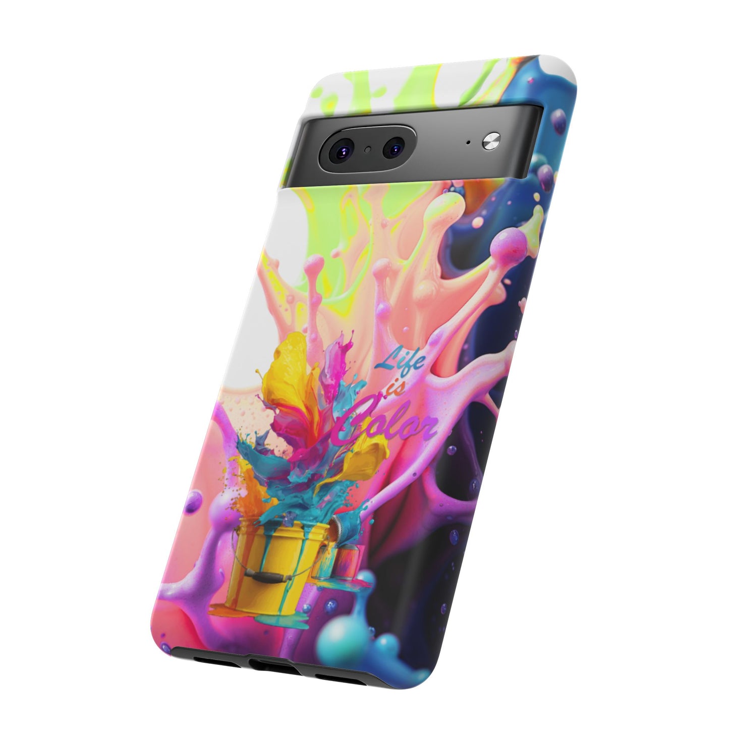 Color Splash Phone Case — “Life in Color” Protective Tough Case