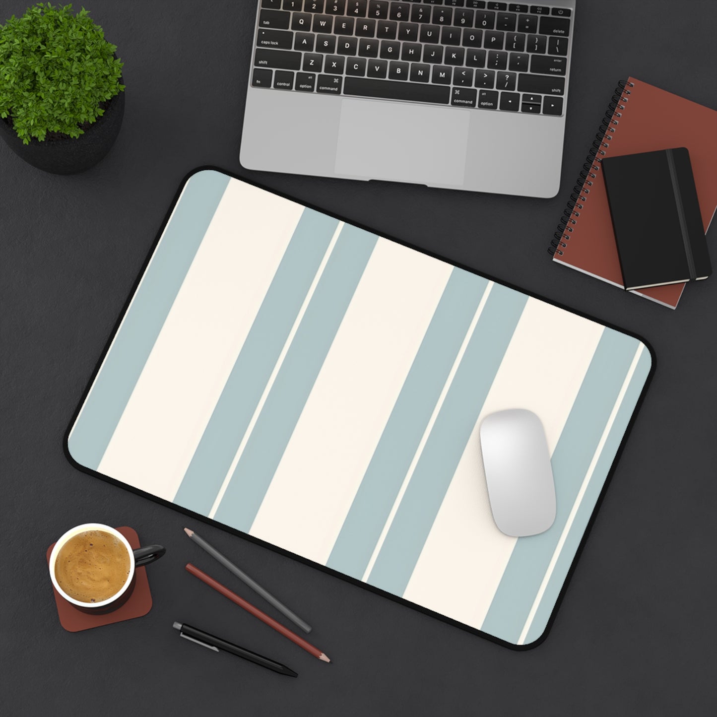 Desk Mat – Coastal Stripe