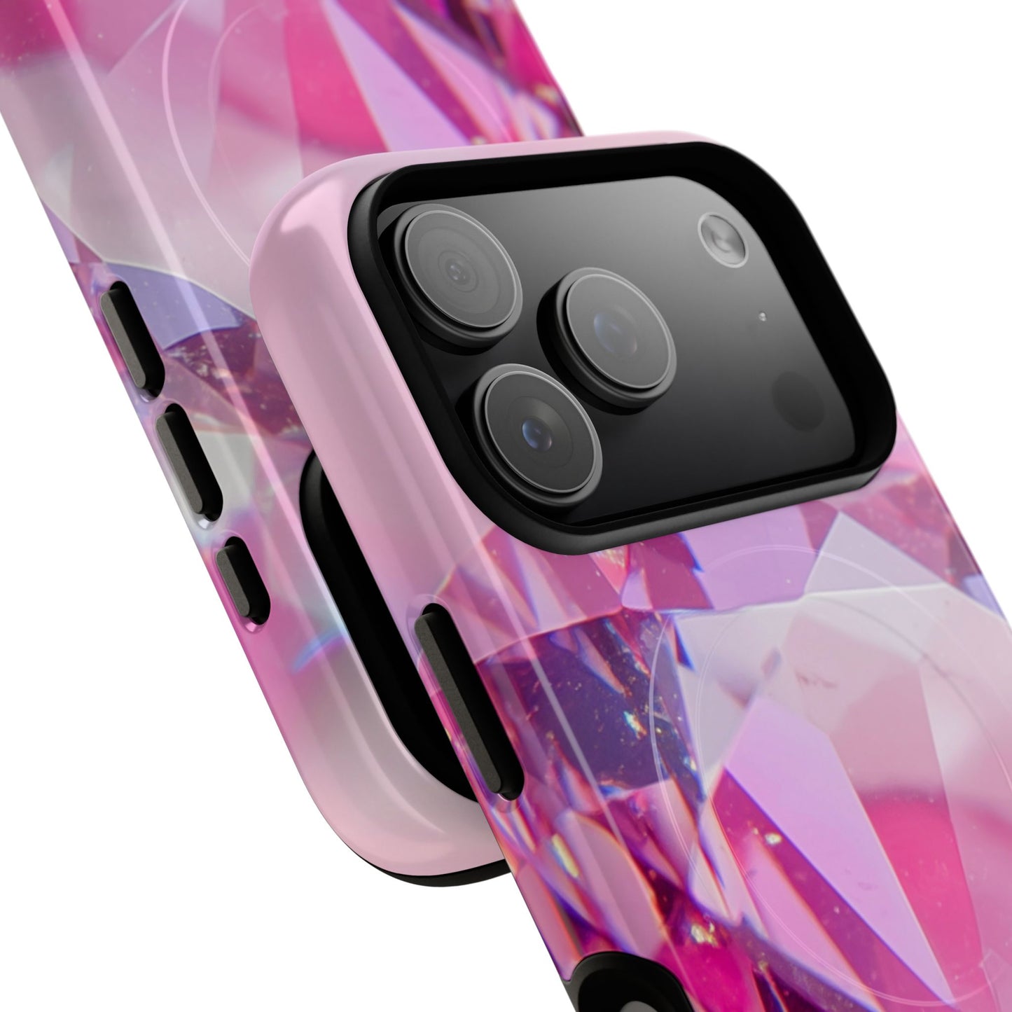 Protective Magnetic Phone Case – Pink Ice