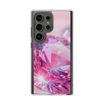 Clear Phone Case – Pink Ice