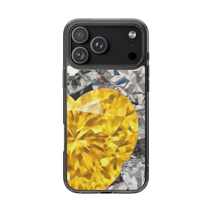 Clear Phone Case – Heart of Gold