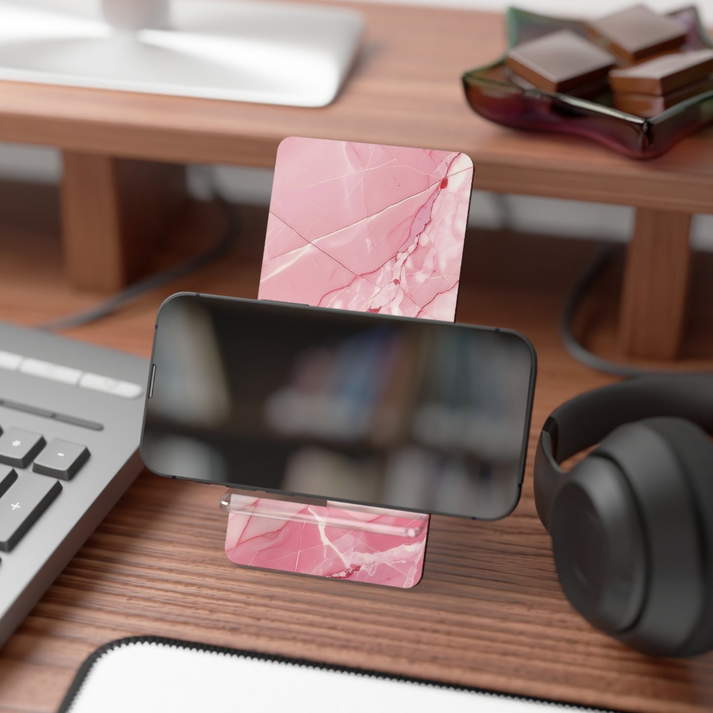 Phone Stand – Pink Agate