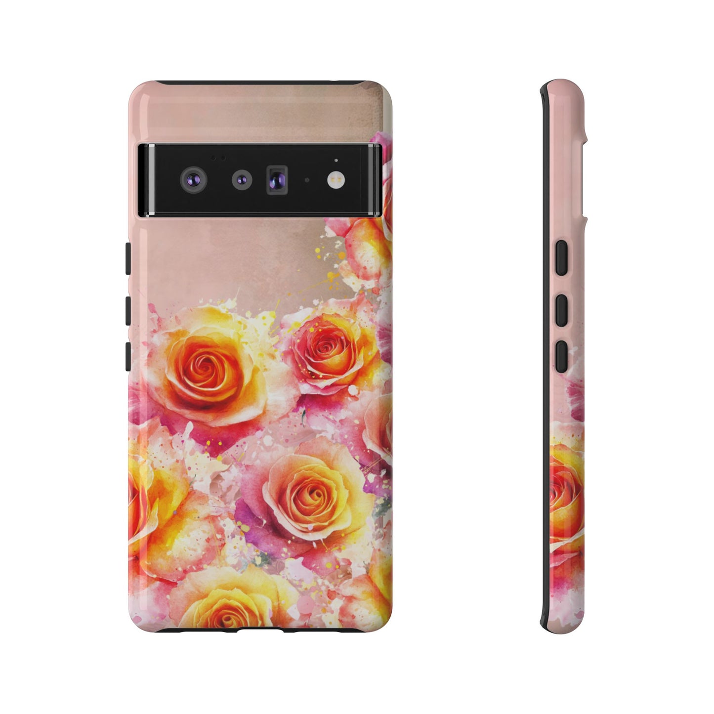 Protective Phone Case – Sunset Roses