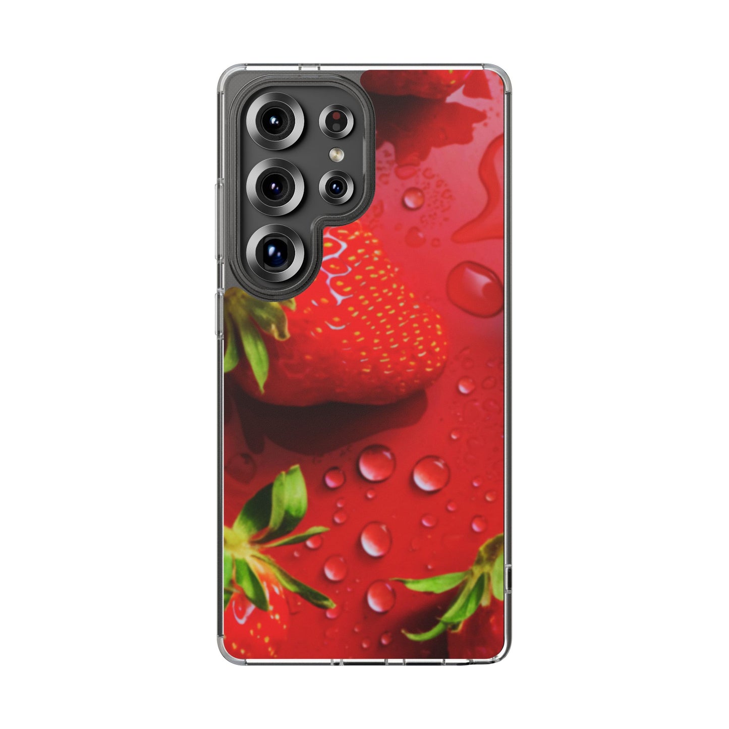 Clear Phone Case – Strawberry Drip