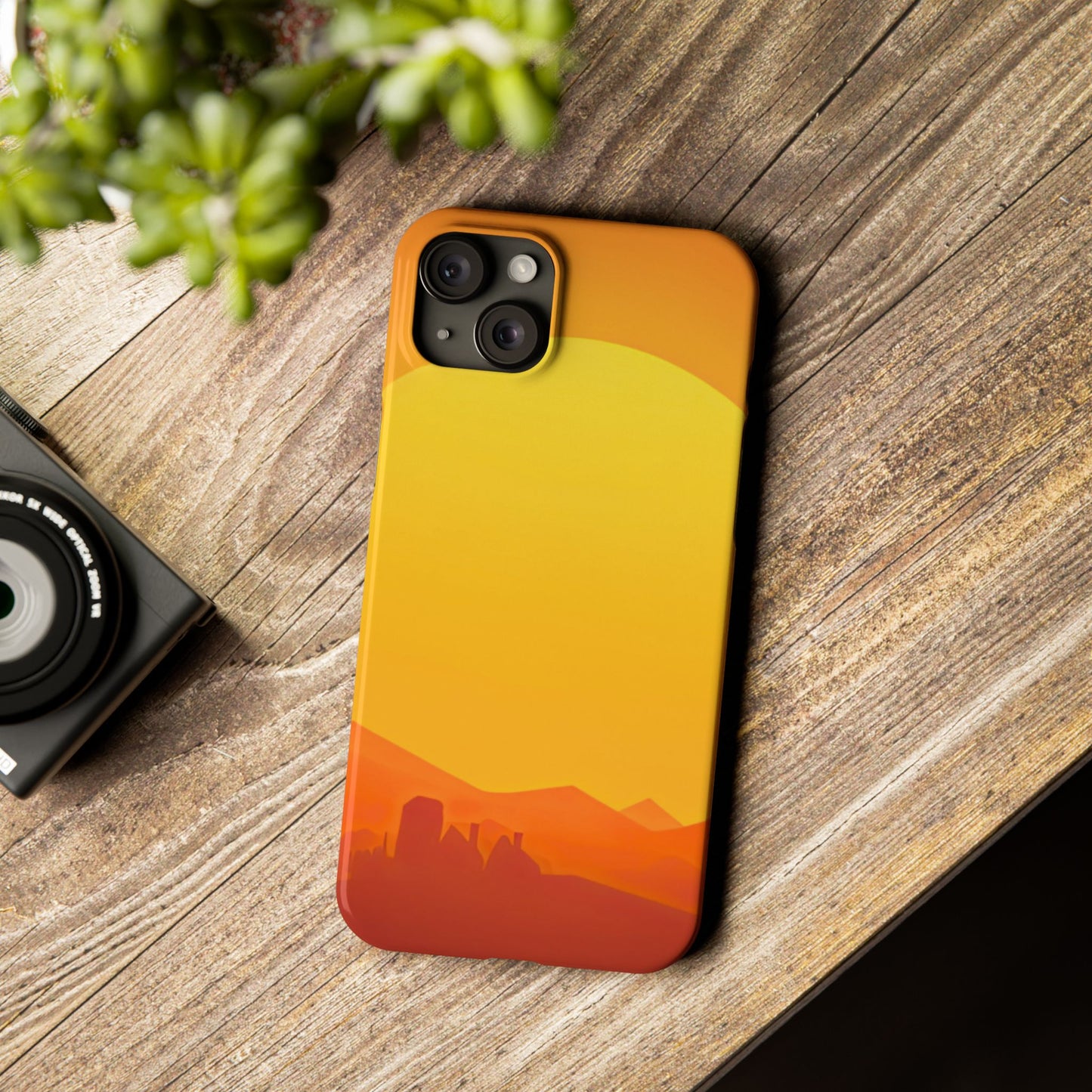 Slim Phone Case – Desert Sunrise