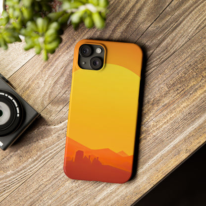 Slim Phone Case – Desert Sunrise