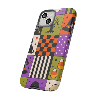 Protective Phone Case – Spooky Patchwork