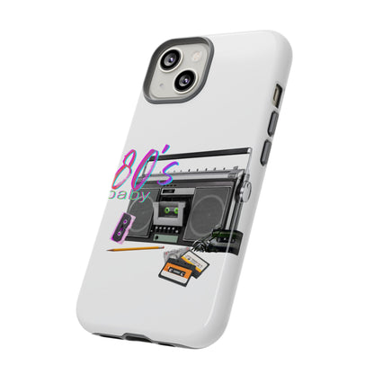Protective Phone Case – 80’s Baby Retro Boombox Design