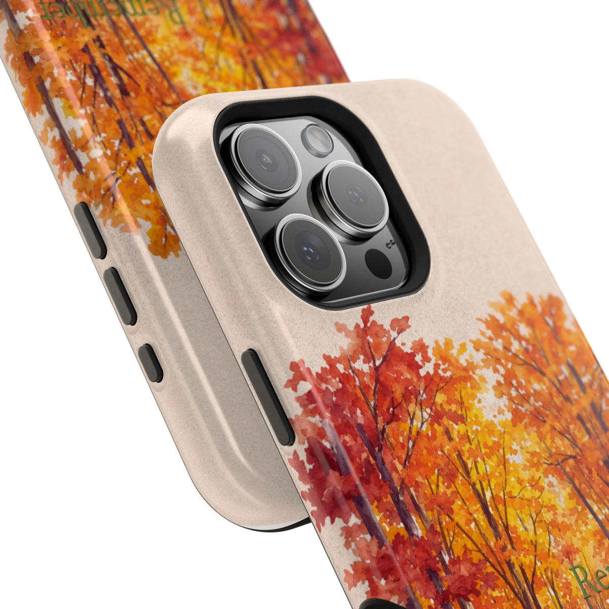 Wireless-Charging Compatible Case – Autumn Remembered – Compatible with iPhone 13–17 & Samsung Galaxy S25–S26 Series