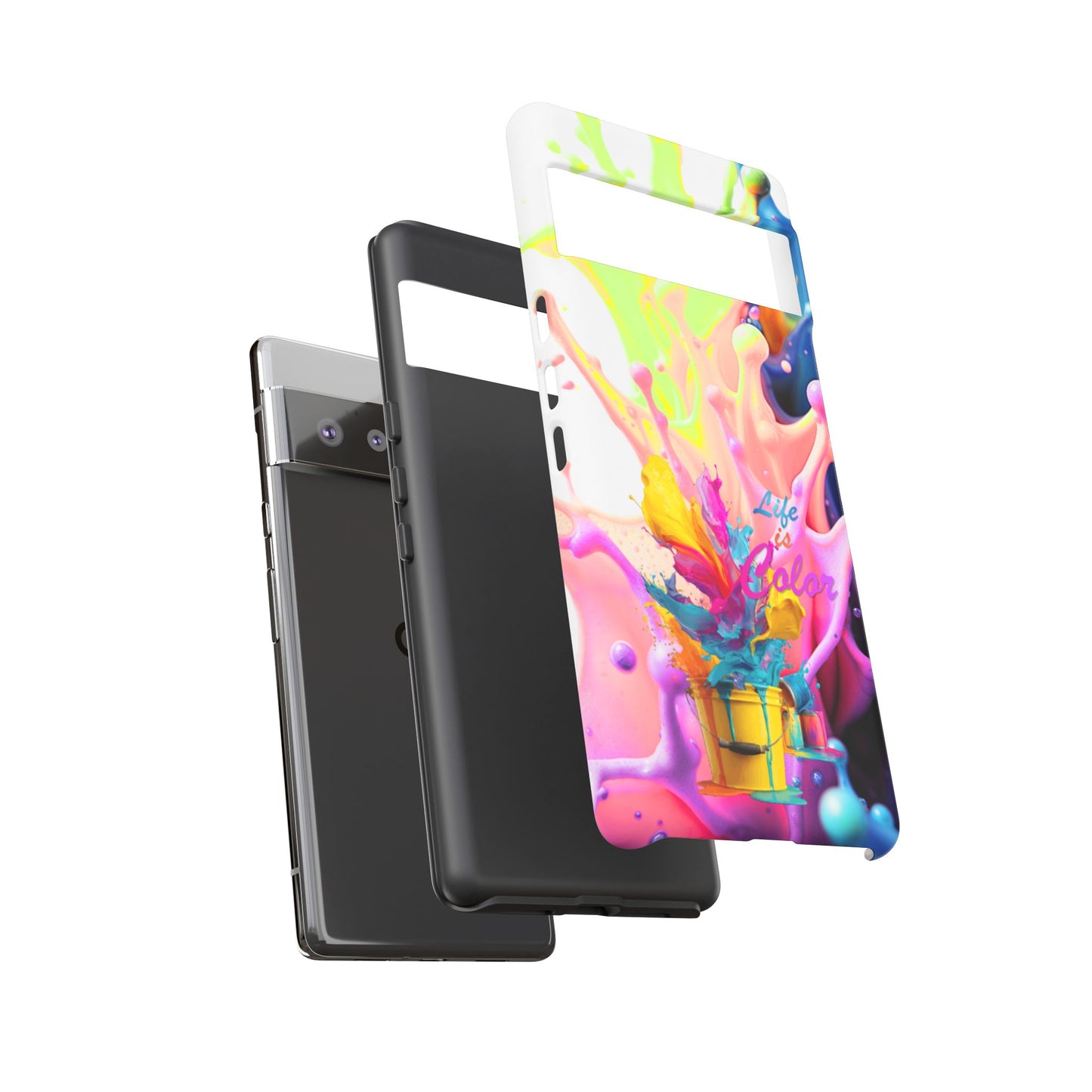 Color Splash Phone Case — “Life in Color” Protective Tough Case