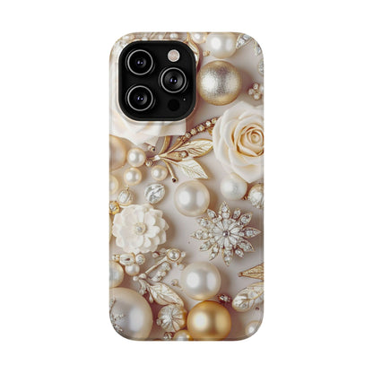 Impact-Resistant Phone Case – Ivory Opulence