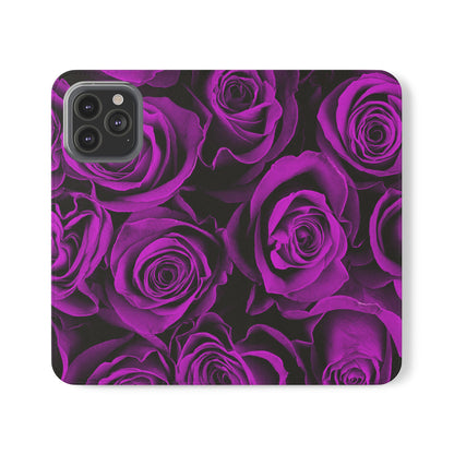 Flip Case – Amethyst Roses
