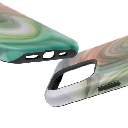 Impact-Resistant Phone Case – Marble Flow
