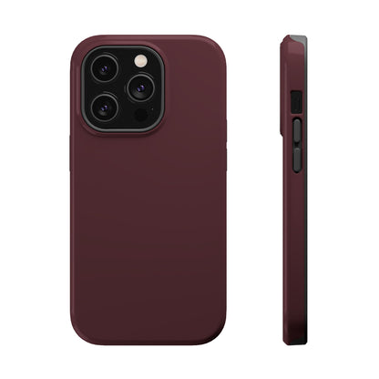 Wireless-Charging Compatible Case – Mulled Wine – Compatible with iPhone 13–17 & Samsung Galaxy S25–S26 Series