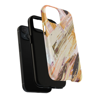 Protective Magnetic Phone Case – Brush & Bronze