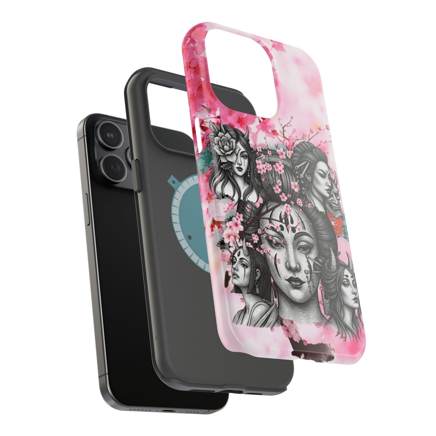 Wireless-Charging Compatible Case – Blossom & Thorn