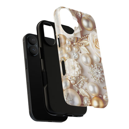 Protective Magnetic Phone Case – Ivory Opulence