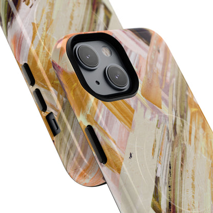 Protective Magnetic Phone Case – Brush & Bronze