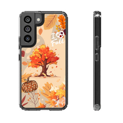 Clear Phone Case – Fall in Love