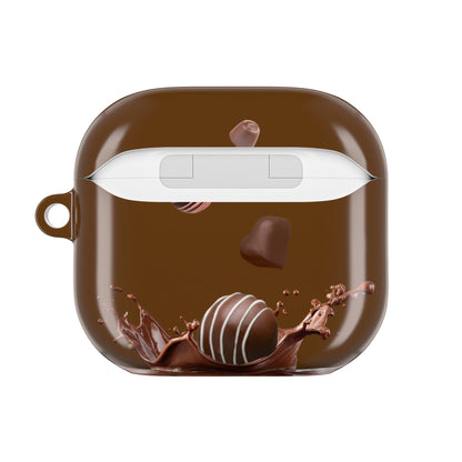 Wireless Earbud Case Cover – Chocolate Truffle