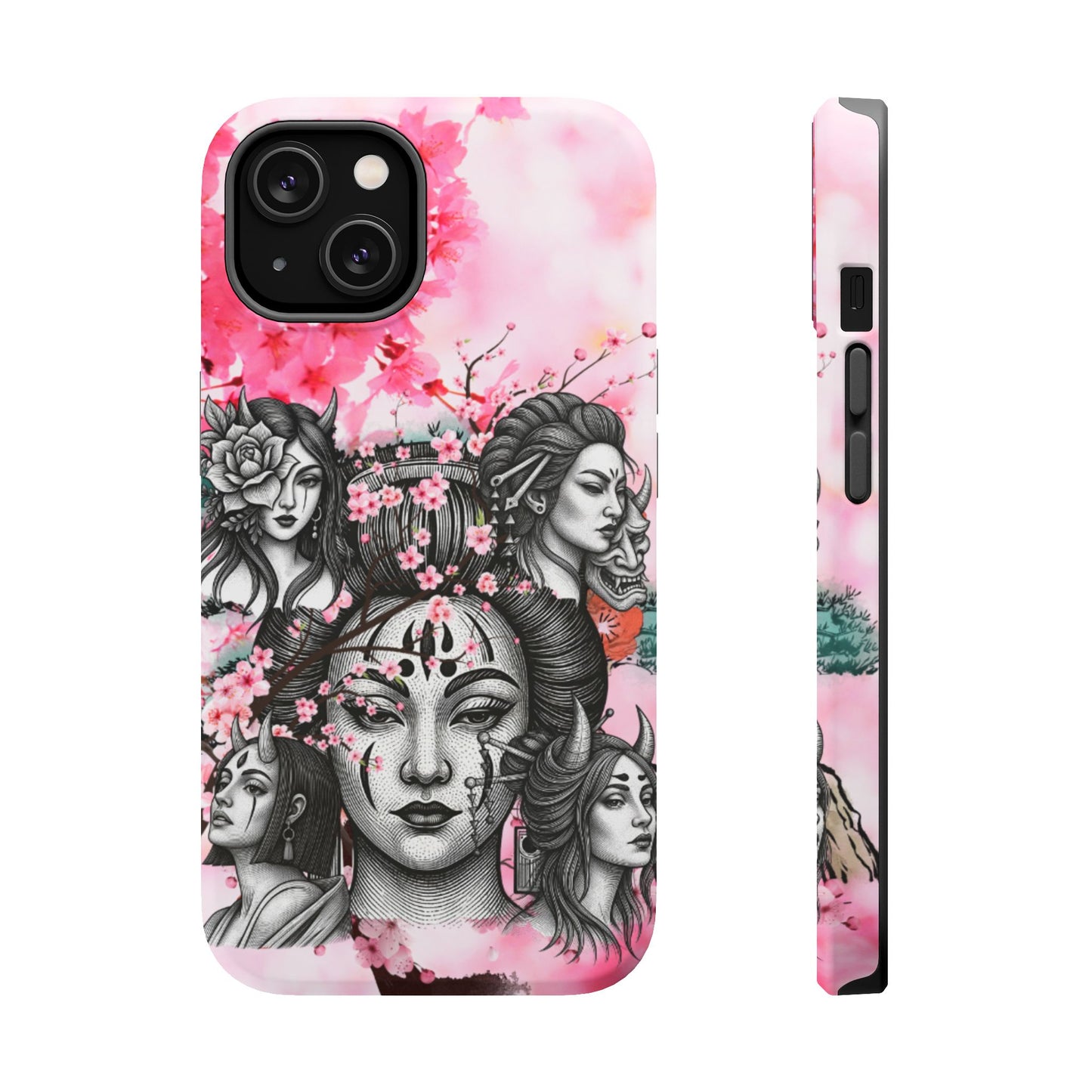 Wireless-Charging Compatible Case – Blossom & Thorn