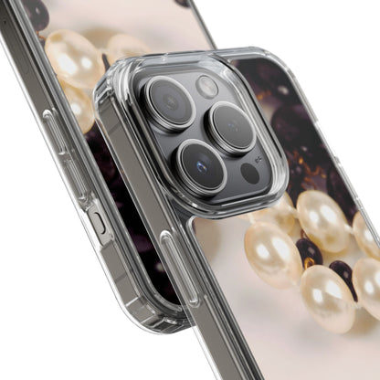 Clear Phone Case – Noir Pearl