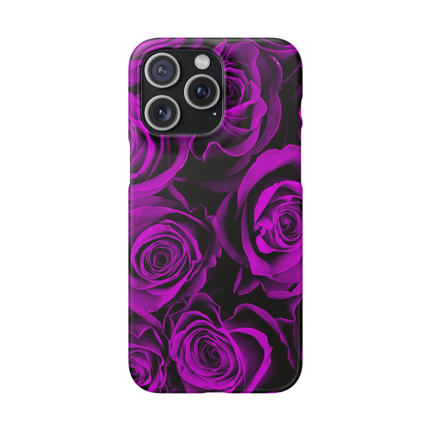Snap Phone Case – Amethyst Roses