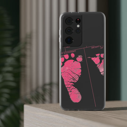 Flexi Case – Mom’s Little Pink Footprints