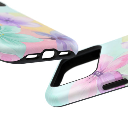 Impact-Resistant Phone Case – Water Petal