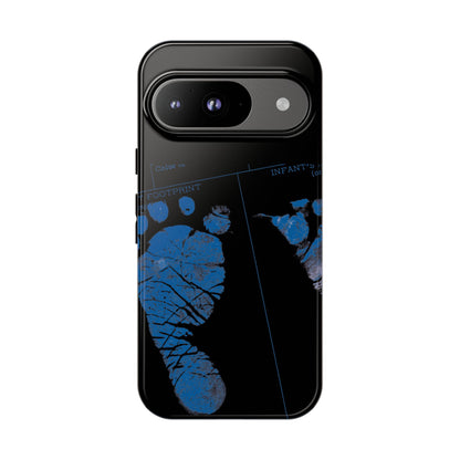 Protective Phone Case – Mom’s Little Blue Footprints