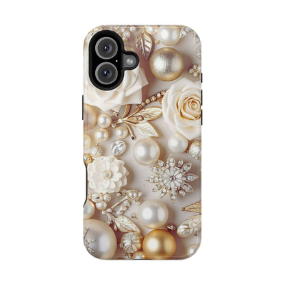 Impact-Resistant Phone Case – Ivory Opulence