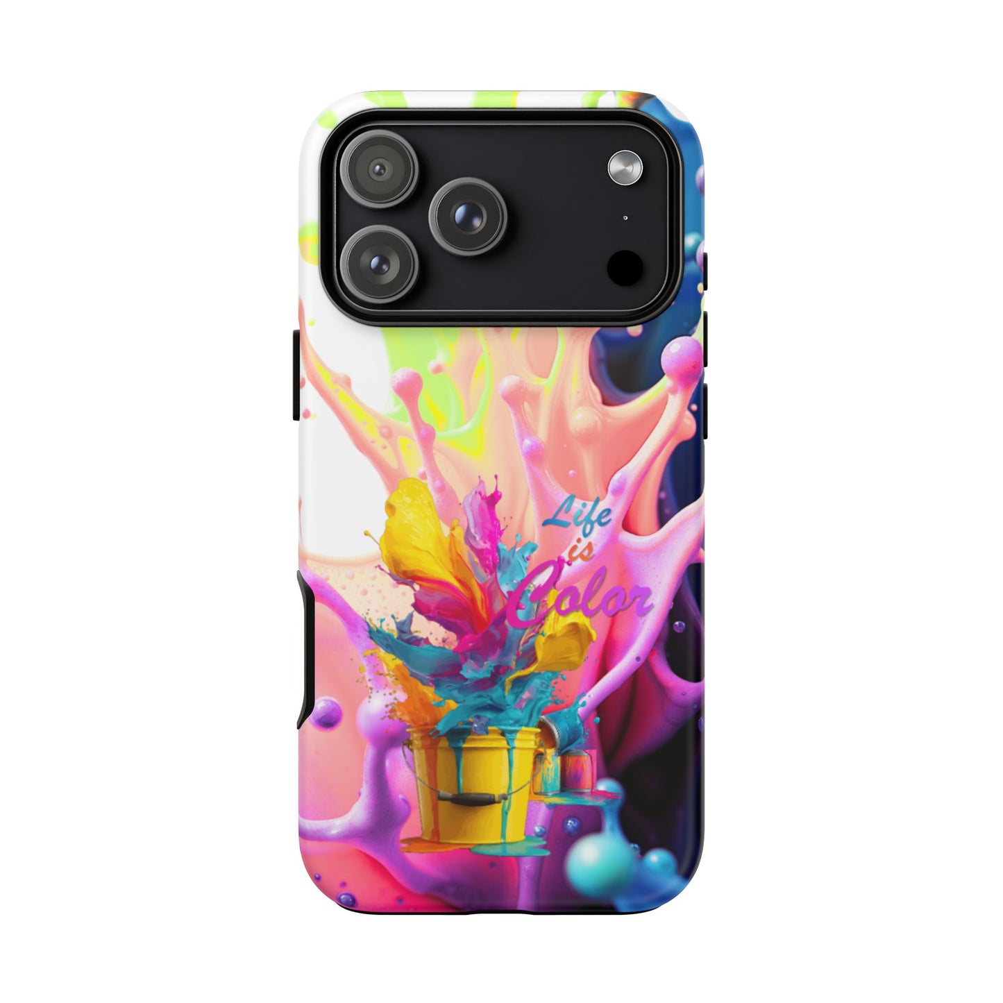 Color Splash Phone Case — “Life in Color” Protective Tough Case