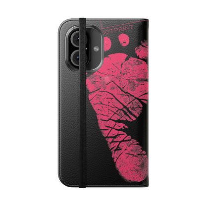 Flip Case – Mom’s Little Pink Footprints