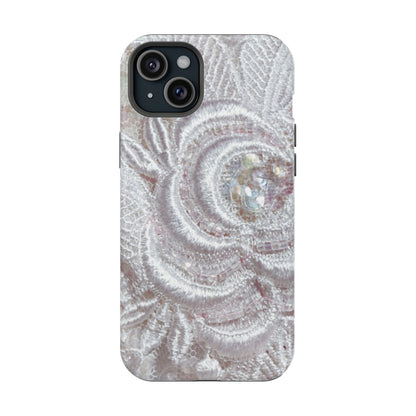 Impact-Resistant Phone Case – Lace Veil