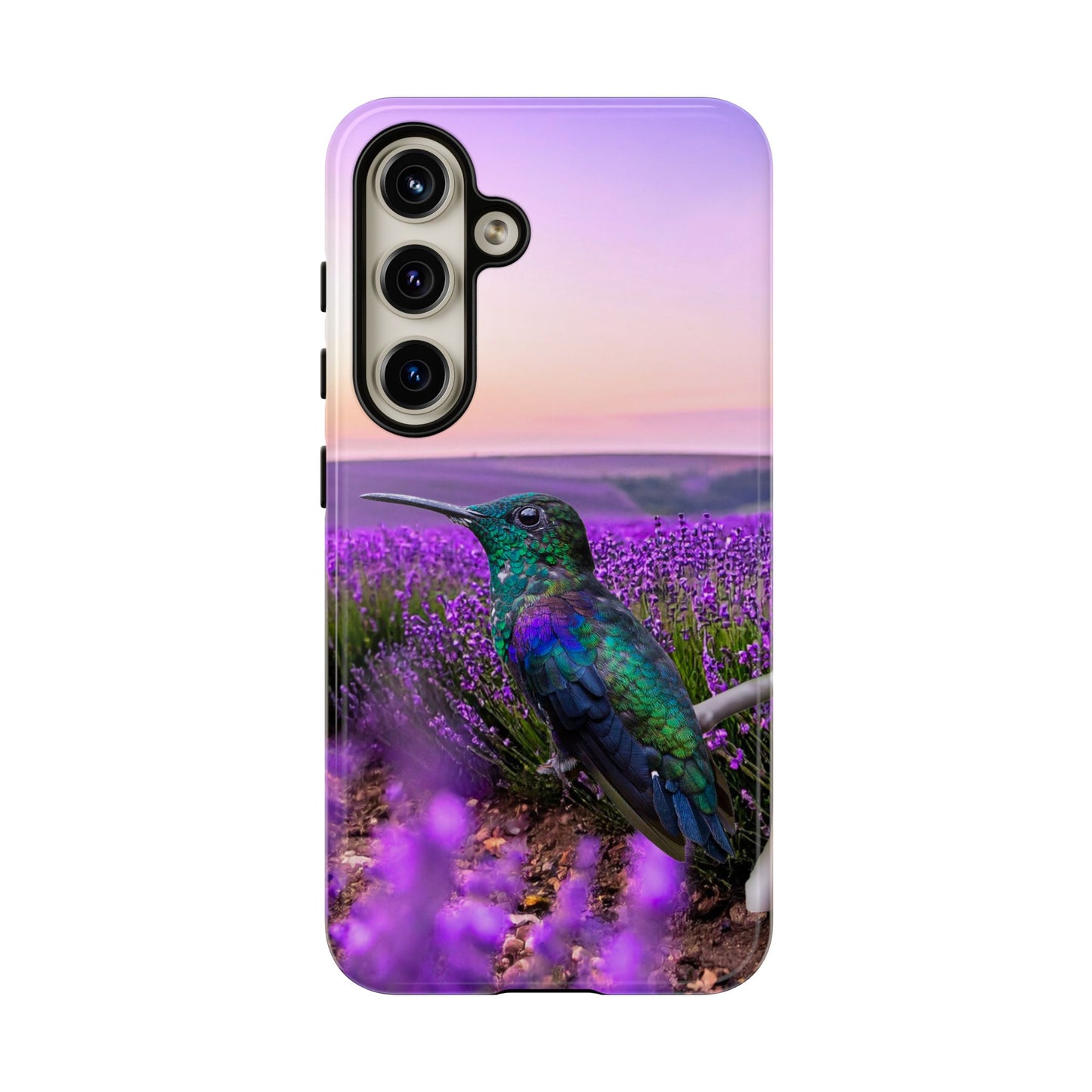 Protective Phone Case – Hummingbird Reverie