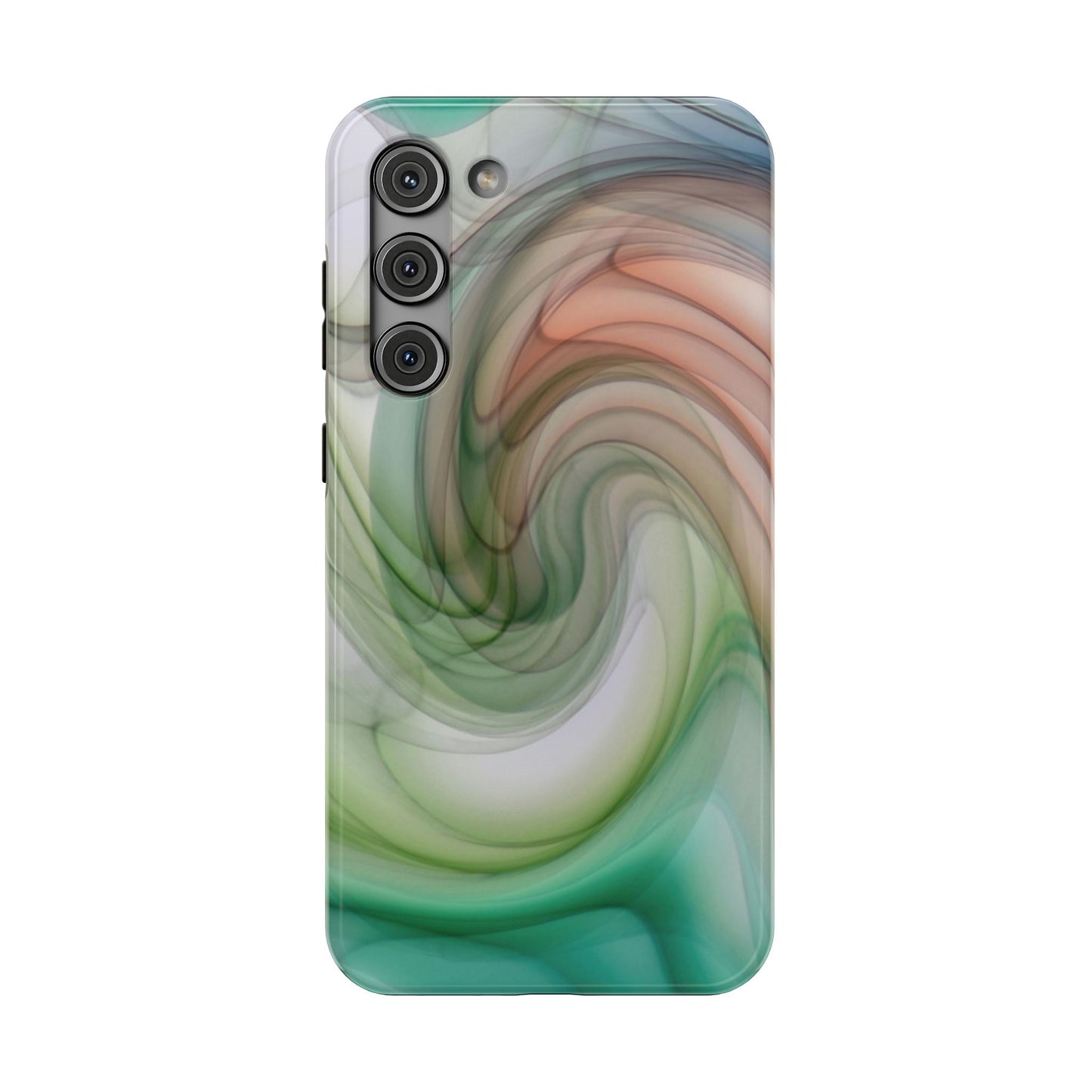 Impact-Resistant Phone Case – Marble Flow