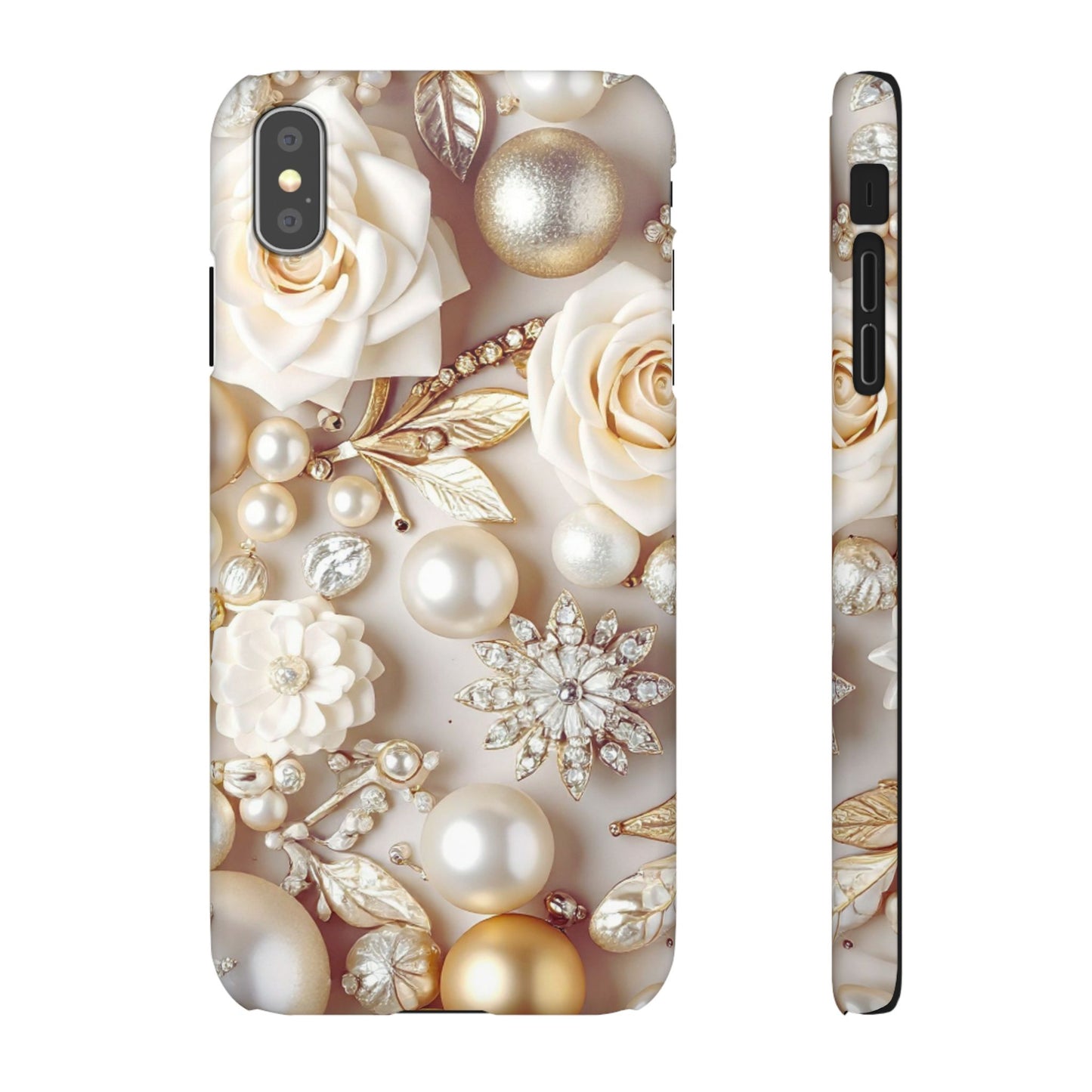 Snap Phone Case – Ivory Opulence
