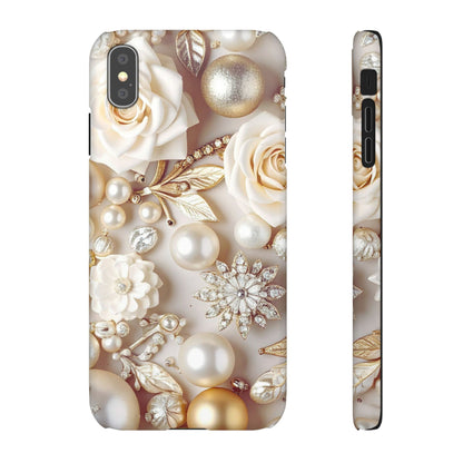 Snap Phone Case – Ivory Opulence