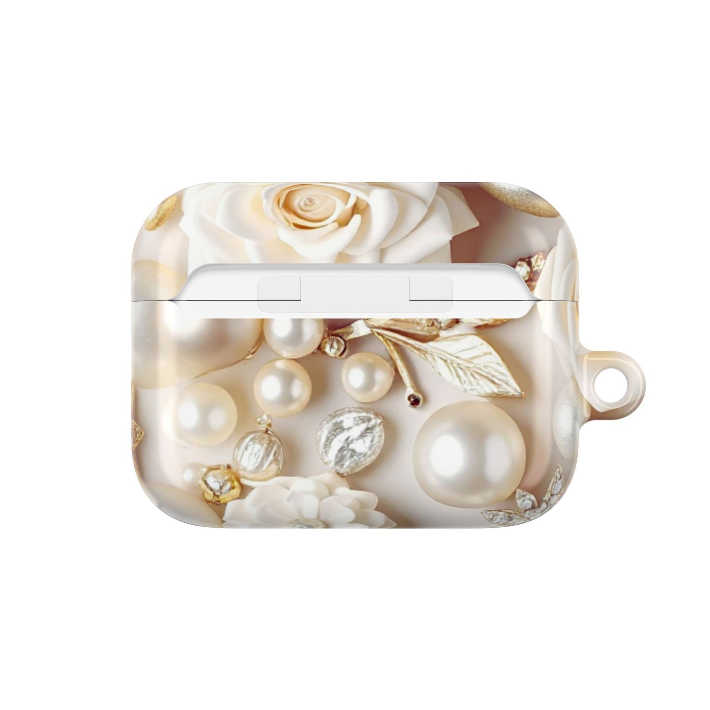 Earbud Case Cover – Ivory Opulence