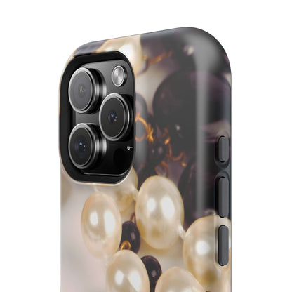 Impact-Resistant Phone Case – Noir Pearl