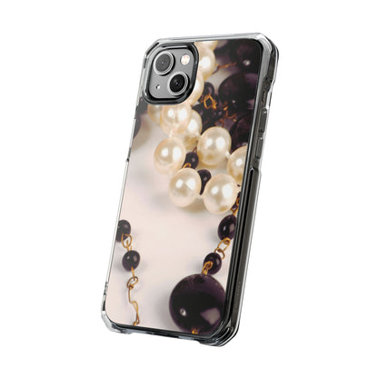 Clear Magnetic Phone Case – Noir Pearl