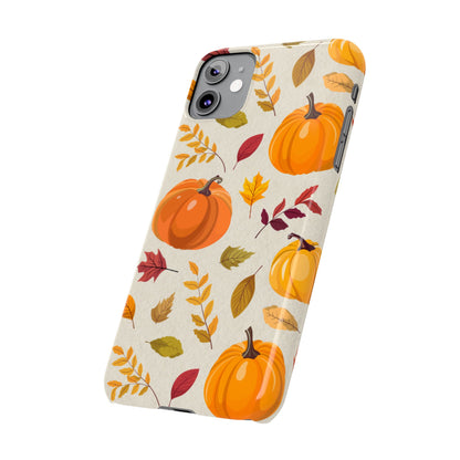 Slim Phone Case – Falling for Pumpkin