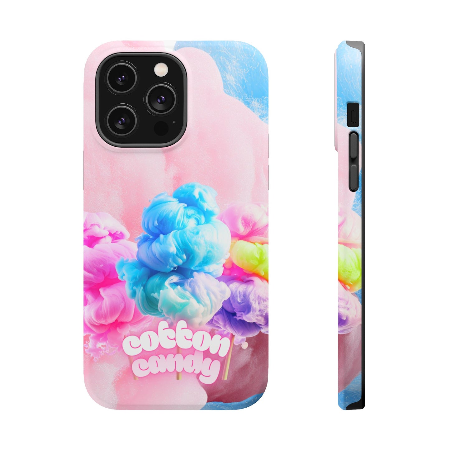 Wireless-Charging Compatible Case – Cotton Candy Dream