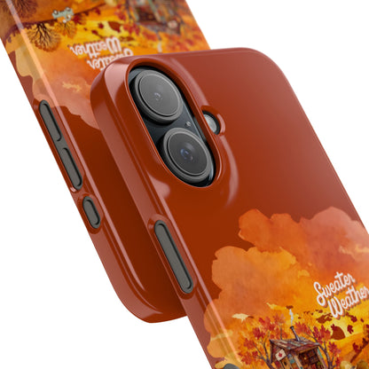 Slim Phone Case – Sweater Weather – Compatible with iPhone 11–17 Series