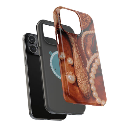 Wireless-Charging Compatible Case – Bronze Vanity