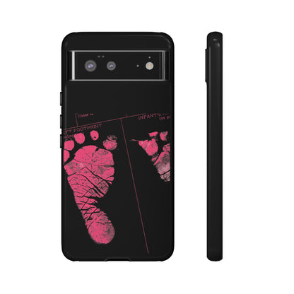 Protective Phone Case – Mom’s Little Pink Footprints