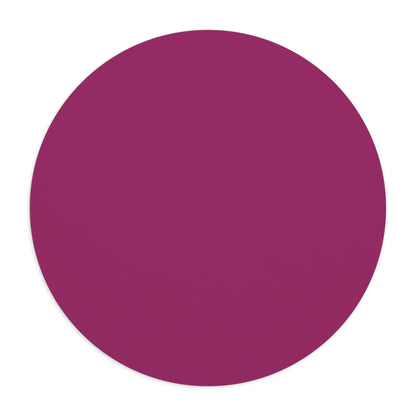 Round Mouse Pad – Orchard Plum