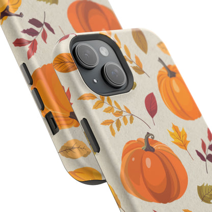 Wireless-Charging Compatible Case – Falling for Pumpkin