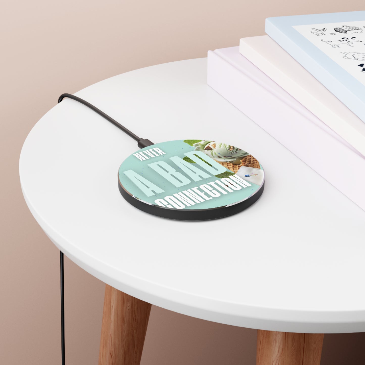 Never a Bad Connection – Mint Ice Cream Wireless Charger 10W